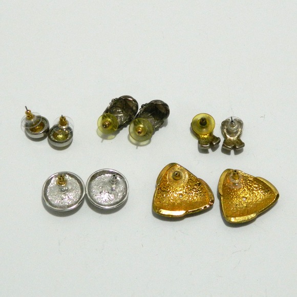 Charmelle Earring Lot of 5 Pierced Stud Earrings - Picture 3 of 6